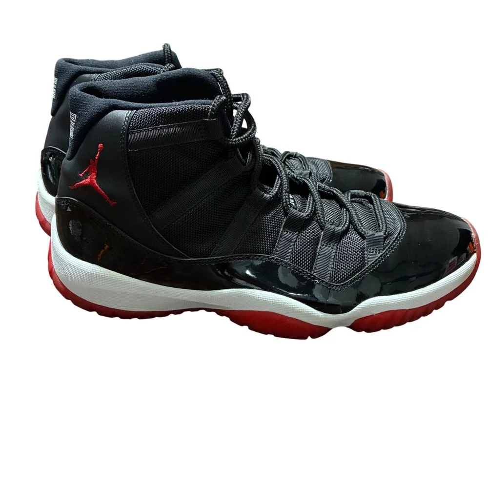 Men's Size 12 - CLEAN Air Jordan 11 Retro Bred Basketball Sneakers 378037 2012